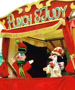 Punch and Judy Puppet Show.