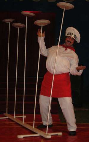 Jon Anton Presents...a number of PLATE SPINNERS available, including THE ANTONS. The Fastest PLATE SPINNERS in the Business.