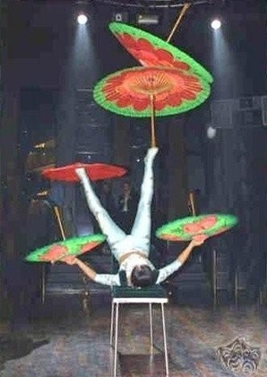 Jon Anton Presents...a selection of FOOT JUGGLERS available for hire.