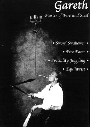 Jon Anton Presents...a selection of FIRE EATERS Available. These are available in a variety of Characters, for Example: Red Indian, Panto 'Genie', Eastern or Oriental Dancer.