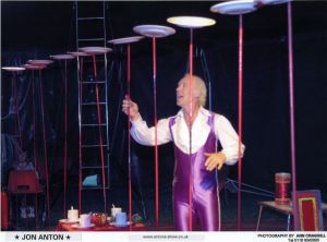 Jon Anton Presents...a number of PLATE SPINNERS available, including THE ANTONS. The Fastest PLATE SPINNERS in the Business.