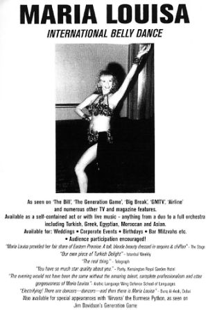 Jon Anton Presents..a limited number of BELLY DANCERS available. Both Single Performers & Troupes.