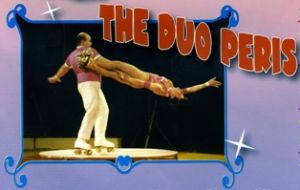 Jon Anton Presents...a limited number of ROLLER SKATERS available. Including from Spain.. MIGUEL & ALICIA - THE DUO PERIS. TV Skating Stars.. DUO ARATA & Lightning Skating Stars.. DUO VASLEVSKY.
