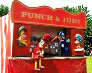 Punch and Judy Puppet Show.